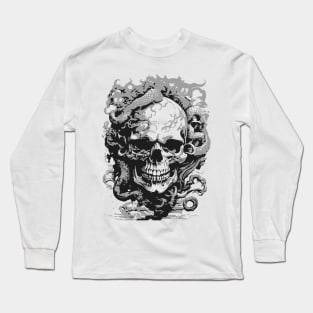 octopus skull Long Sleeve T-Shirt